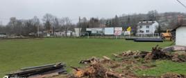Stadion sportowy w Lubeni w trakcie realizacji zadania