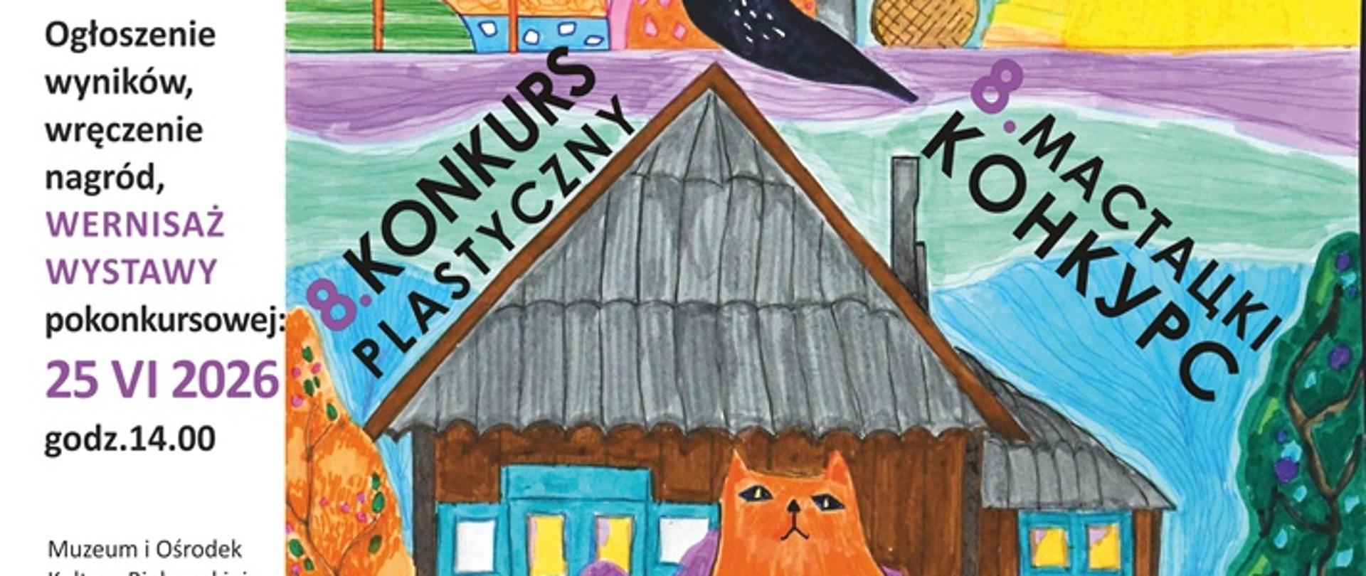 Na tle grafiki rysunku umieszczono informacje o wydarzeniu, zawarte w artykule