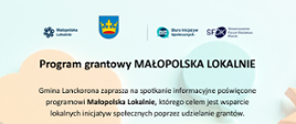 Plakat MAŁOPOLSKA LOKALNIE
