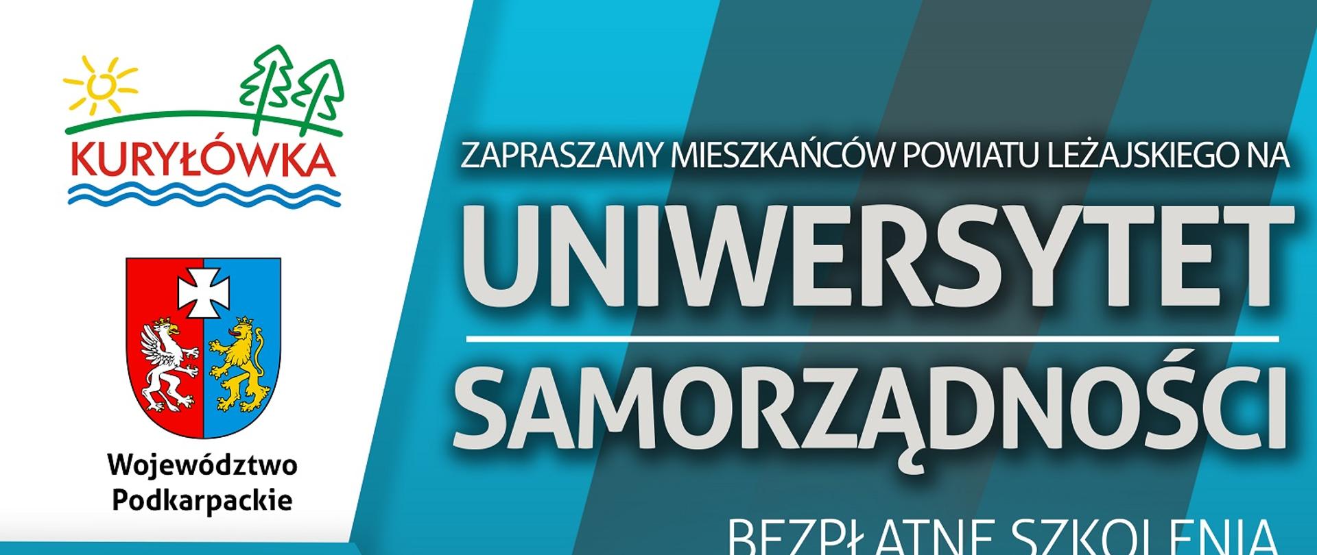 biało granatowe tło z lewej strony deser z truskawkami, z prawej strony dwie kobiety ćwiczące