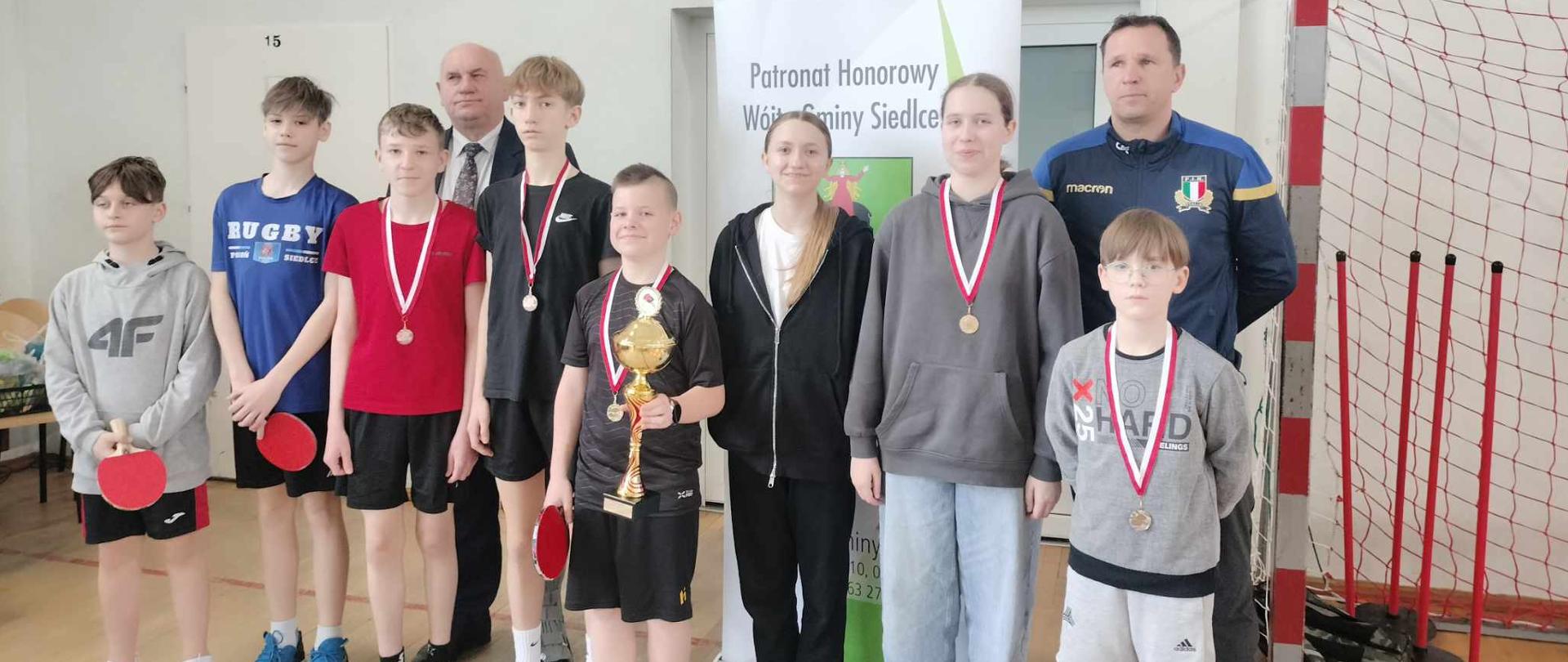Turniej tenisa stołowego o Puchar Wójta Gminy Siedlce