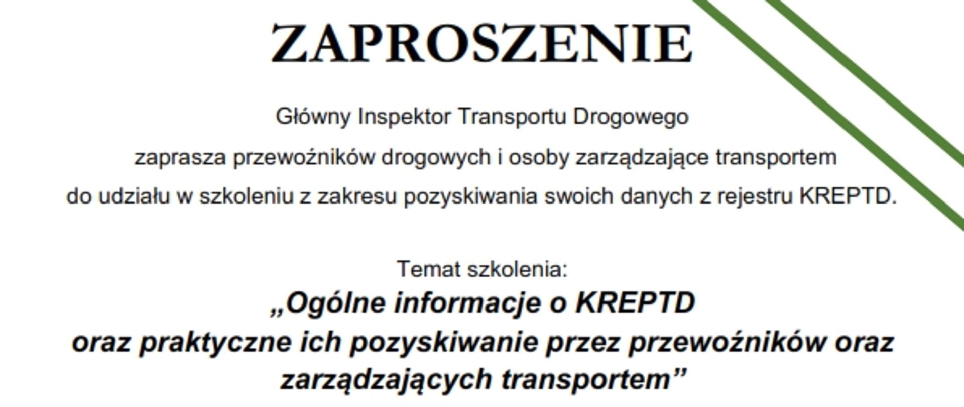 zaproszenie