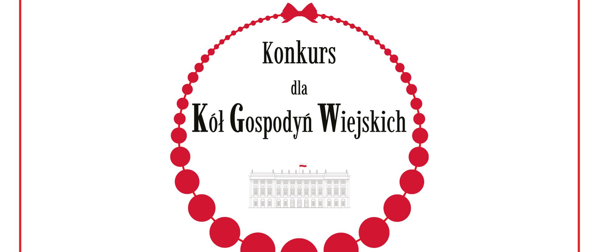 Plakat promujący konkurs dla Kół Gospodyń Wiejskich 