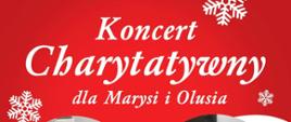 Plakat - Koncert Charytatywny dla Marysi i Olusia 