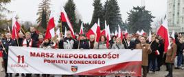 Marsz Niepodległości Powiatu Koneckiego 2025 za nami