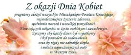 Życzenia z okazji Dnia Kobiet!