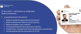 Informacja o realizowanych badaniach ankietowych w gospodarstwach domowych 