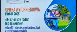 zdjęcie banneru promocyjnego opieki wytchnieniowej podczas konferencji zorganizowanej przez Wojewodę Podlaskiego