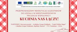Kuchnia nas łączy - plakat informacyjny