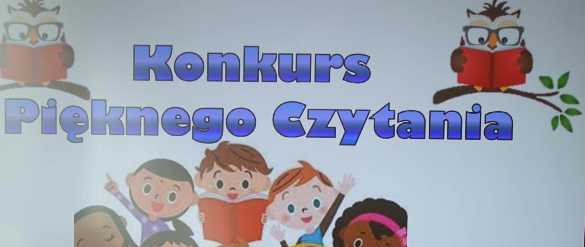 Konkurs pięknego czytania - plakat.