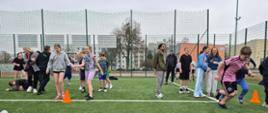 Sportowe powitanie wiosny w Szkole Podstawowej Nr 1 w Trzciance.