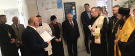 Do zebranych przemawia Dyrektor SP ZOZ w Hajnówce