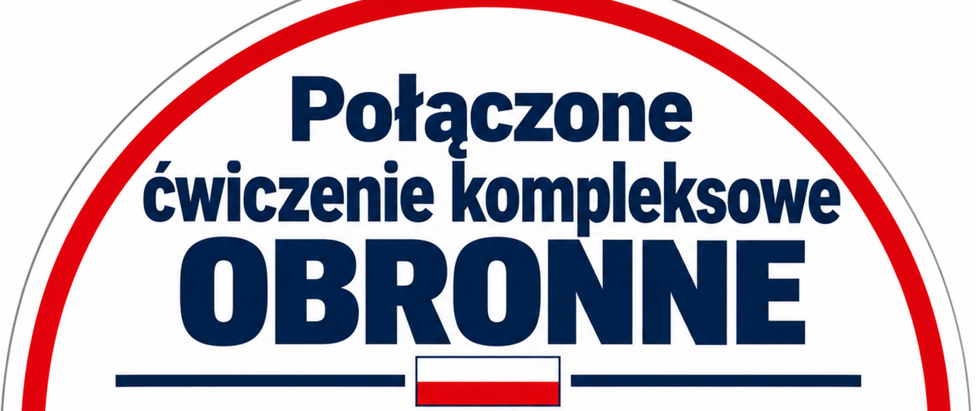 Okrągły emblemat ćwiczeń PIAST-26