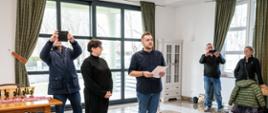 Wicestarosta Justyna Jarmocik i organizator Piotr Leoniuk podsumowują wydarzenie