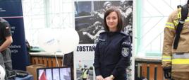 Stoisko Komendy Powiatowej Policji w Hajnówce