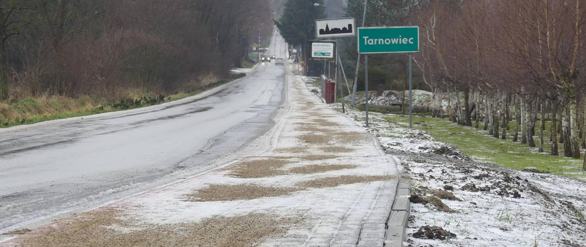 Oddanie do użytku chodnika w miejscowości Dobrucowa