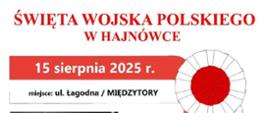 Obok zdjęcia maszerujących żołnierzy, na plakacie umieszczono program obchodów. U góry logotypy organizatorów - informacje zawarte w artykule