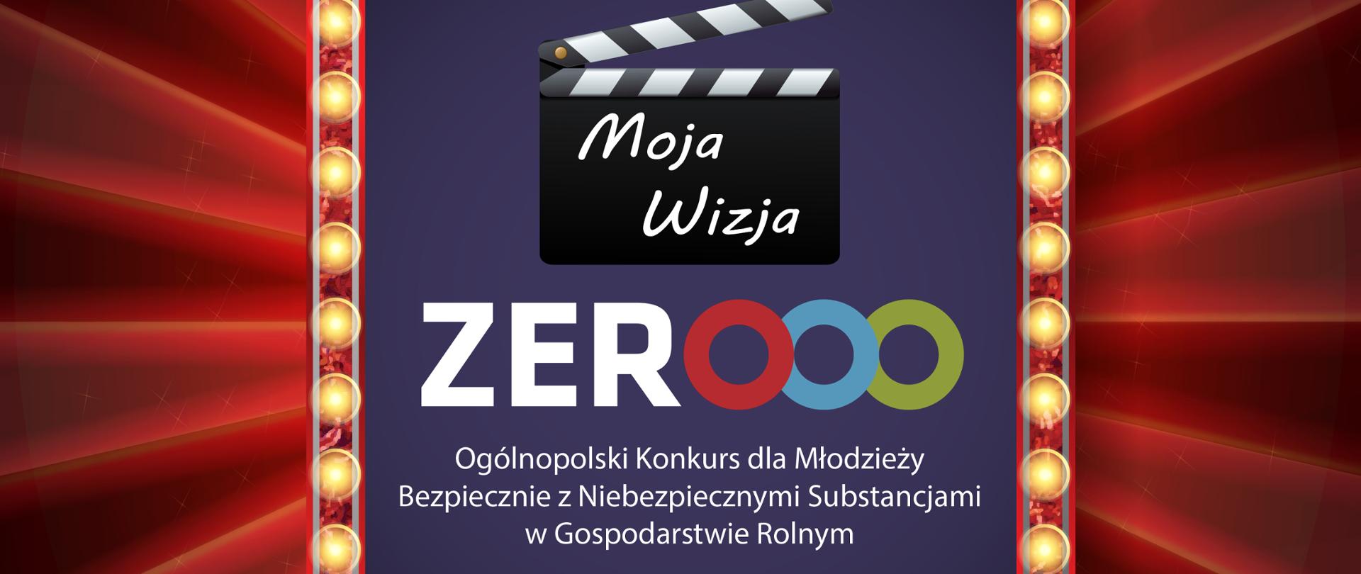 V Ogólnopolski Konkurs dla Młodzieży „Moja Wizja Zero – Bezpiecznie z niebezpiecznymi substancjami w gospodarstwie rolnym" -plakat
