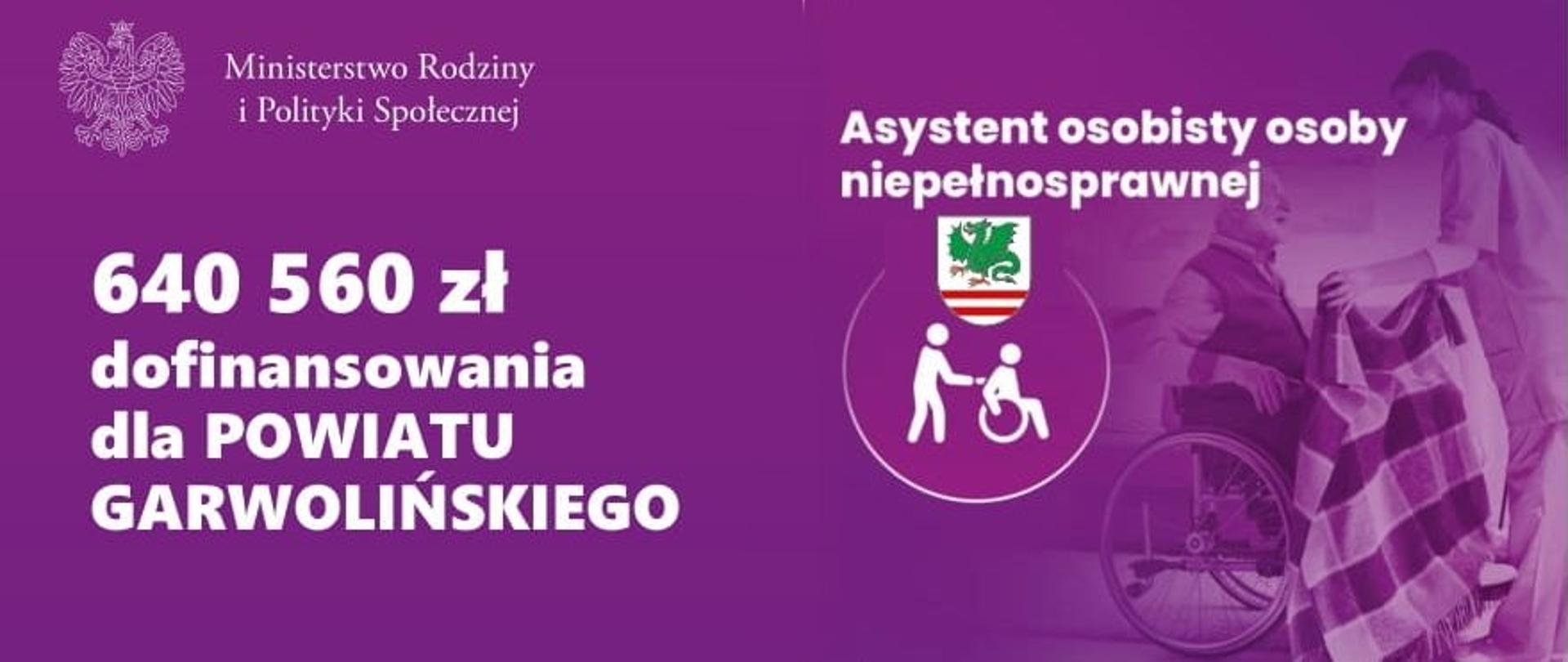 Informacja - Dofinansowano ze środków Funduszu Solidarnościowego 
