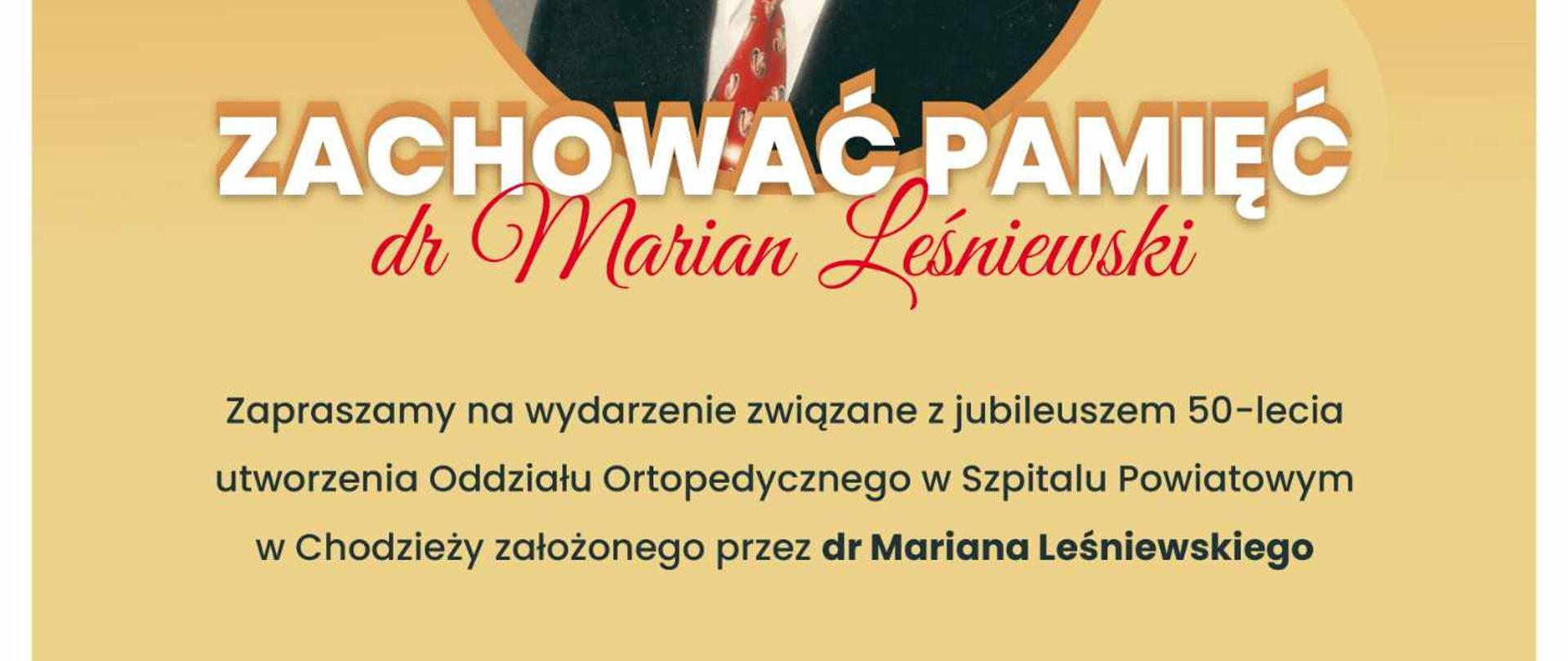 plakat wydarzenia "Zachować pamięć"