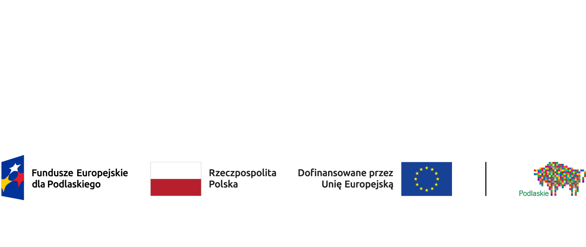 Logotypy Fundusze Europejskie