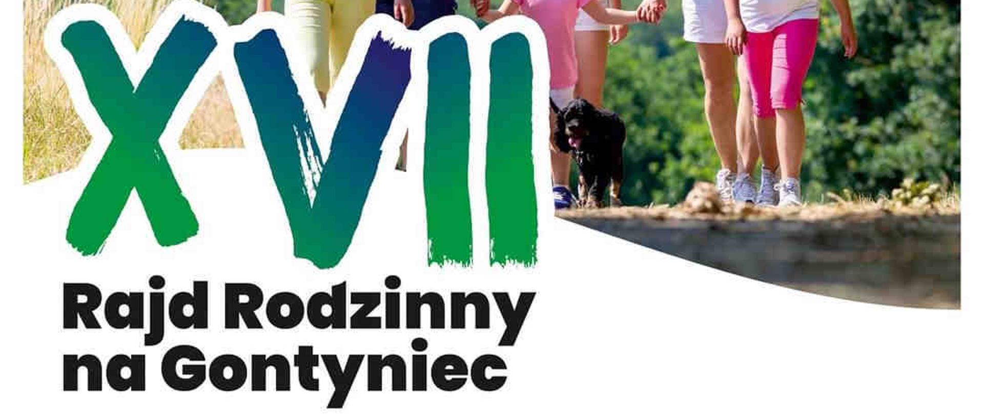 plakat rajd rodzinny na Gontyniec