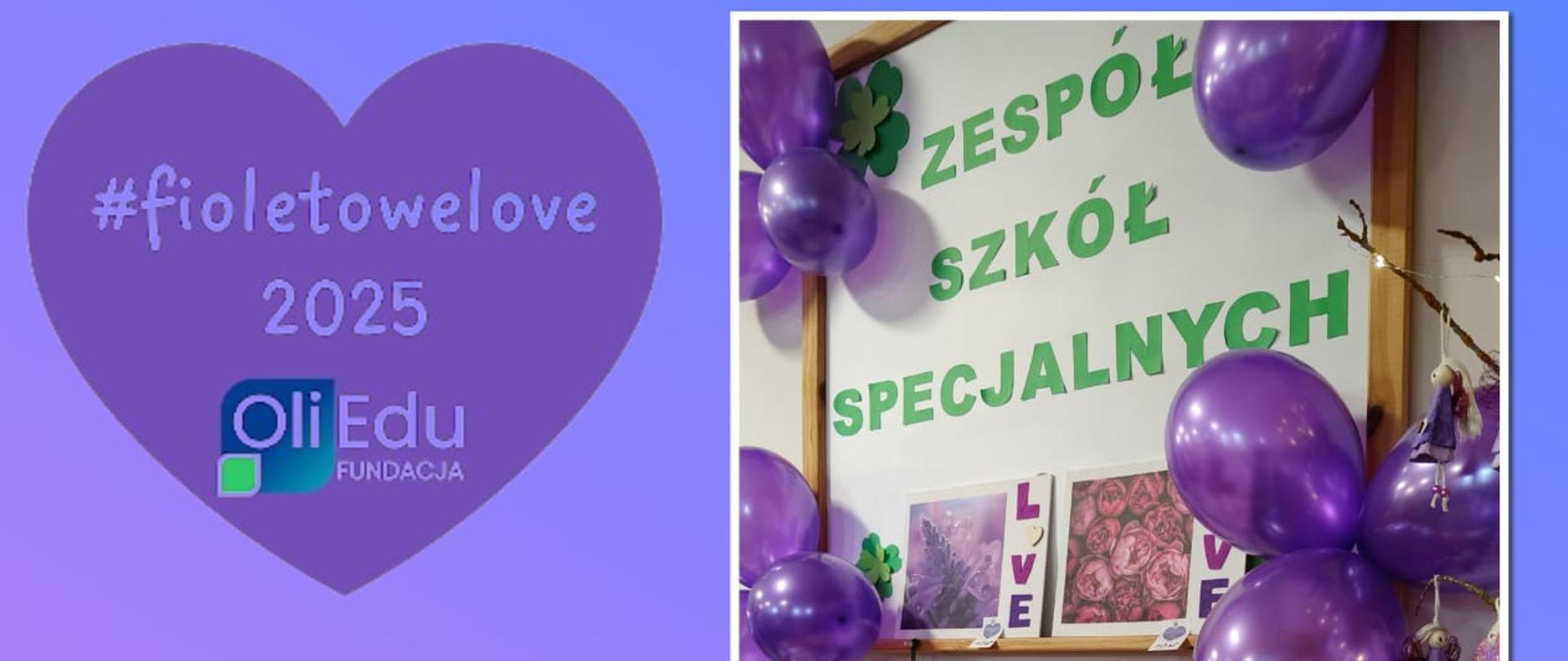 Zespół Szkół Specjalnych w Ostrowcu Świętokrzyskim włączył się w ogólnopolską akcję edukacyjno-zdrowotną Fioletowelove, 