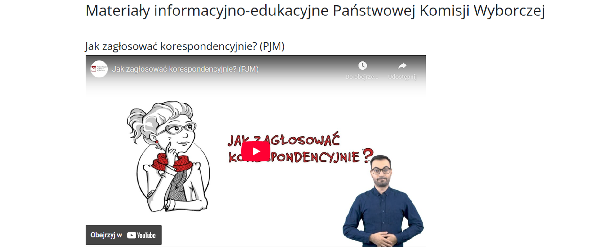 Jak zagłosować