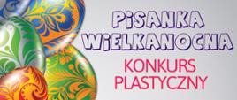 Plakat promujący wydarzenie - "Pisanka Wielkanocna konkurs plastyczny"