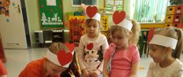 Walentynki w oddziale przedszkolnym gr. 3- 4- latki.