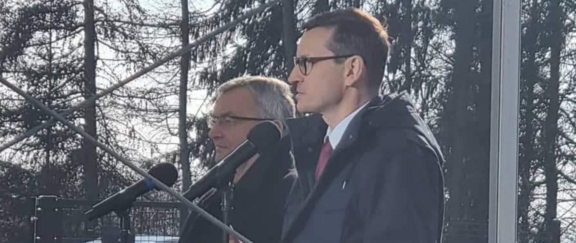 Konferencja Premiera Mateusza Morawieckiego w Latowiczu