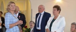Wręczenie odznaczenia Państwu Ewie i Wiesławowi przez Wójta Gminy