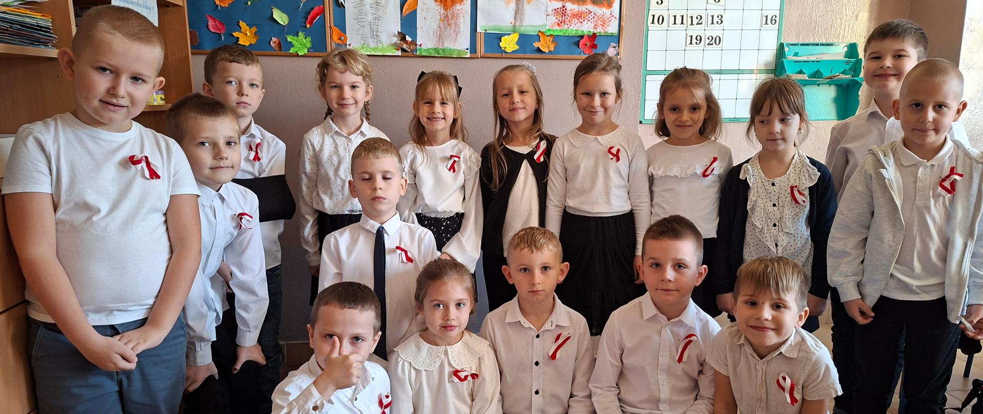 Święto Niepodległości w klasie pierwszej