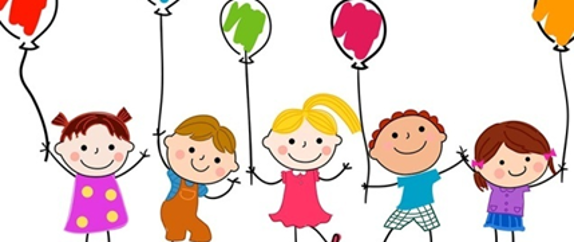 Rysunek dzieci z balonami