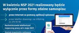 Informacja o możliwych formach realizacji samospisu oraz pracy rachmistrzów spisowych
