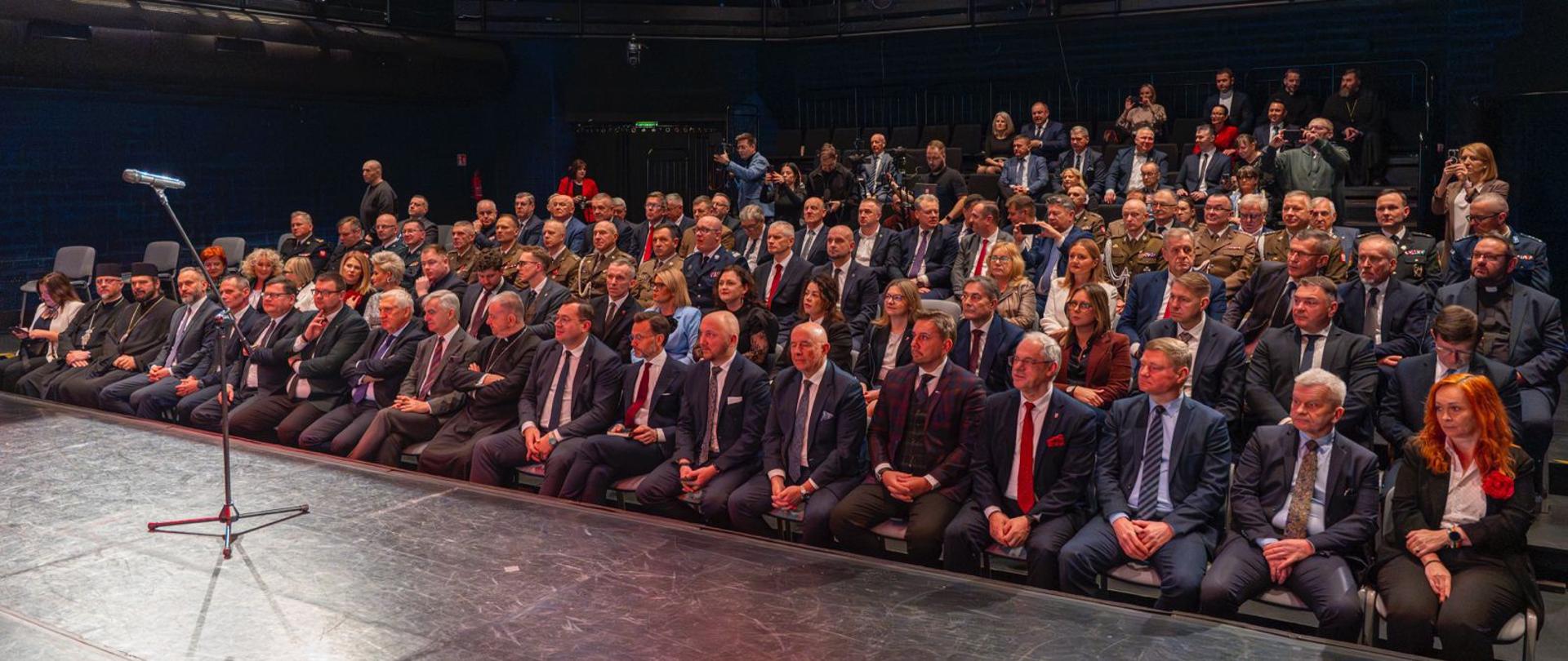 W świątecznym spotkaniu samorządowców województwa podlaskiego uczestniczył starosta bielski Sławomir Jerzy Snarski (Fot. Krzysztof Zdanuczyk/PUW)