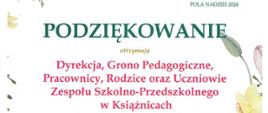 Podziękowanie