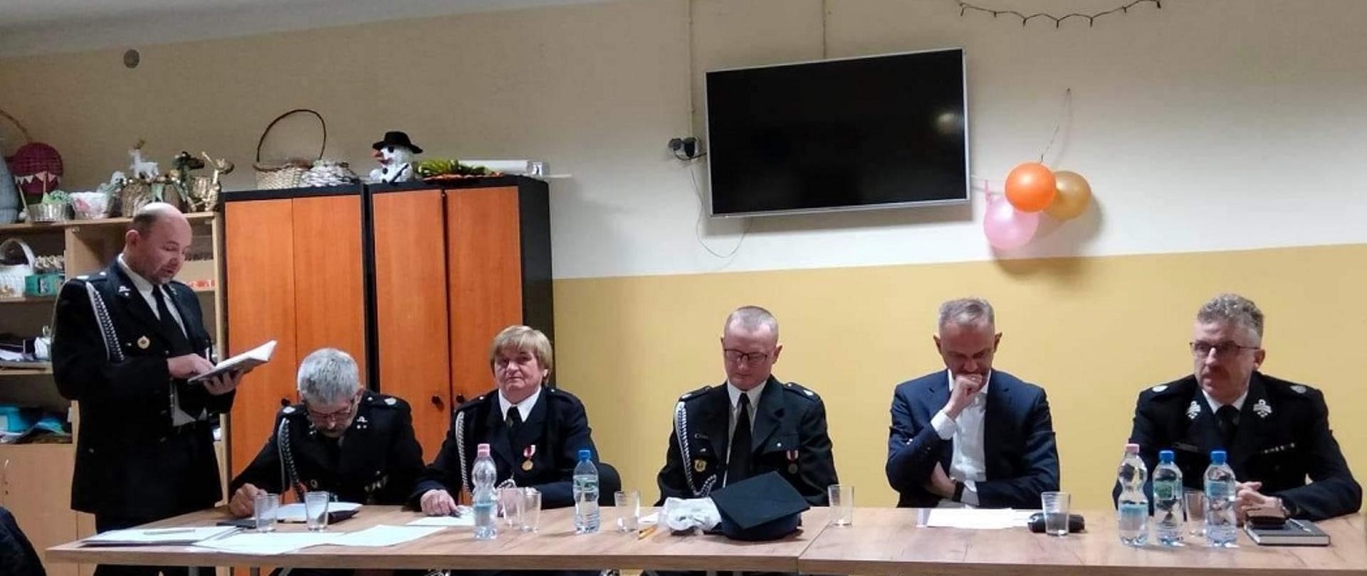 Spotkanie sprawozdawcze Ochotniczej Straży Pożarnej w Przyłogach
