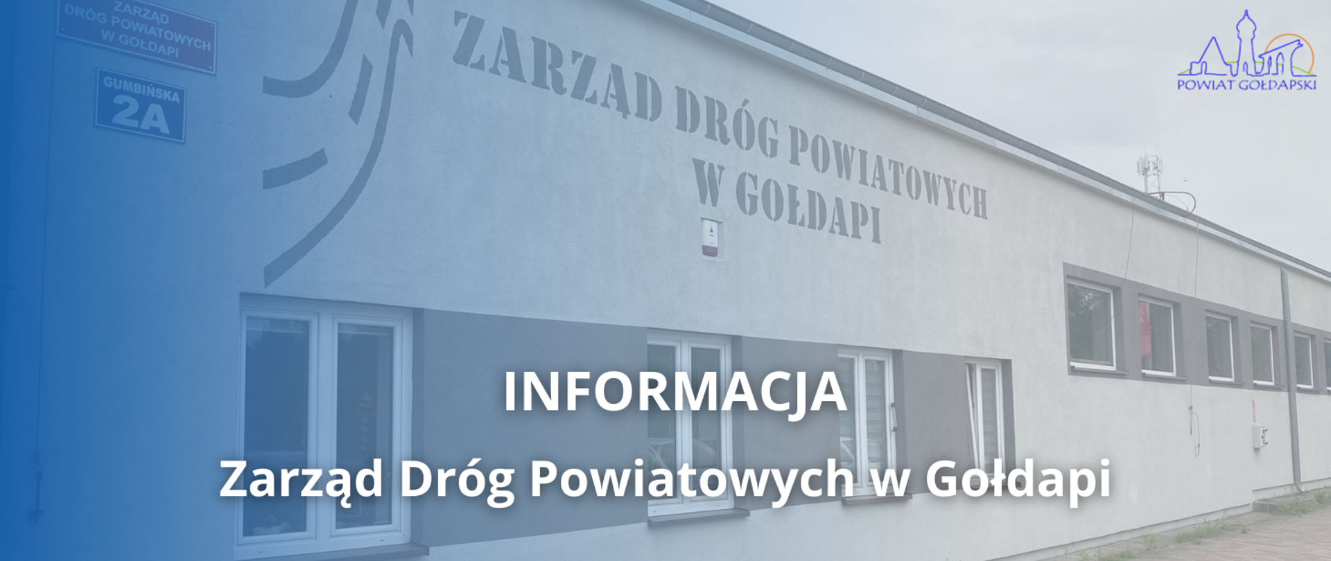 Informacja Zarząd Dróg Powiatowych w Gołdapi 