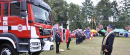 Uroczyste przekazanie nowego samochodu ratowniczo-gaśniczy dla Ochotniczej Straży Pożarnej w Repkach