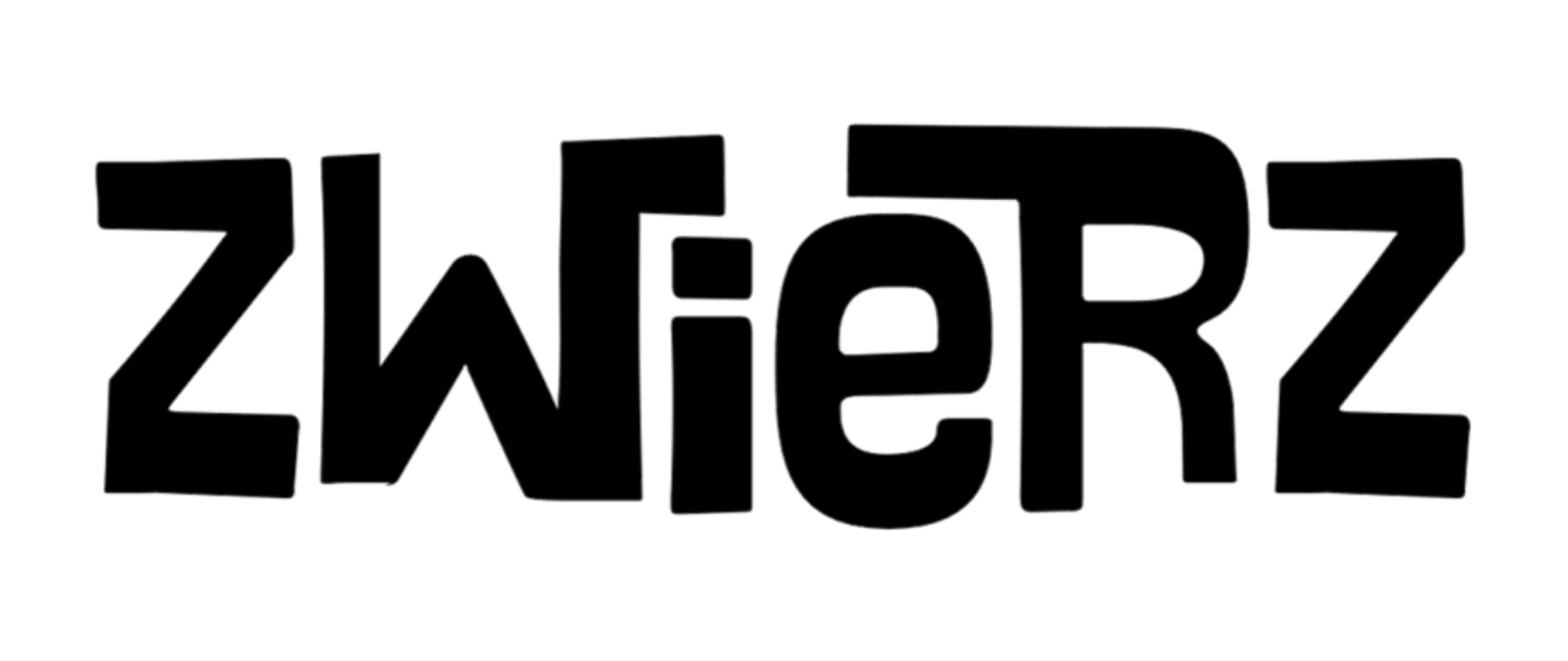 logo fundacji Zwierz - czarne litery na białym tle