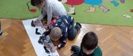 W trakcie zajęć plastycznych