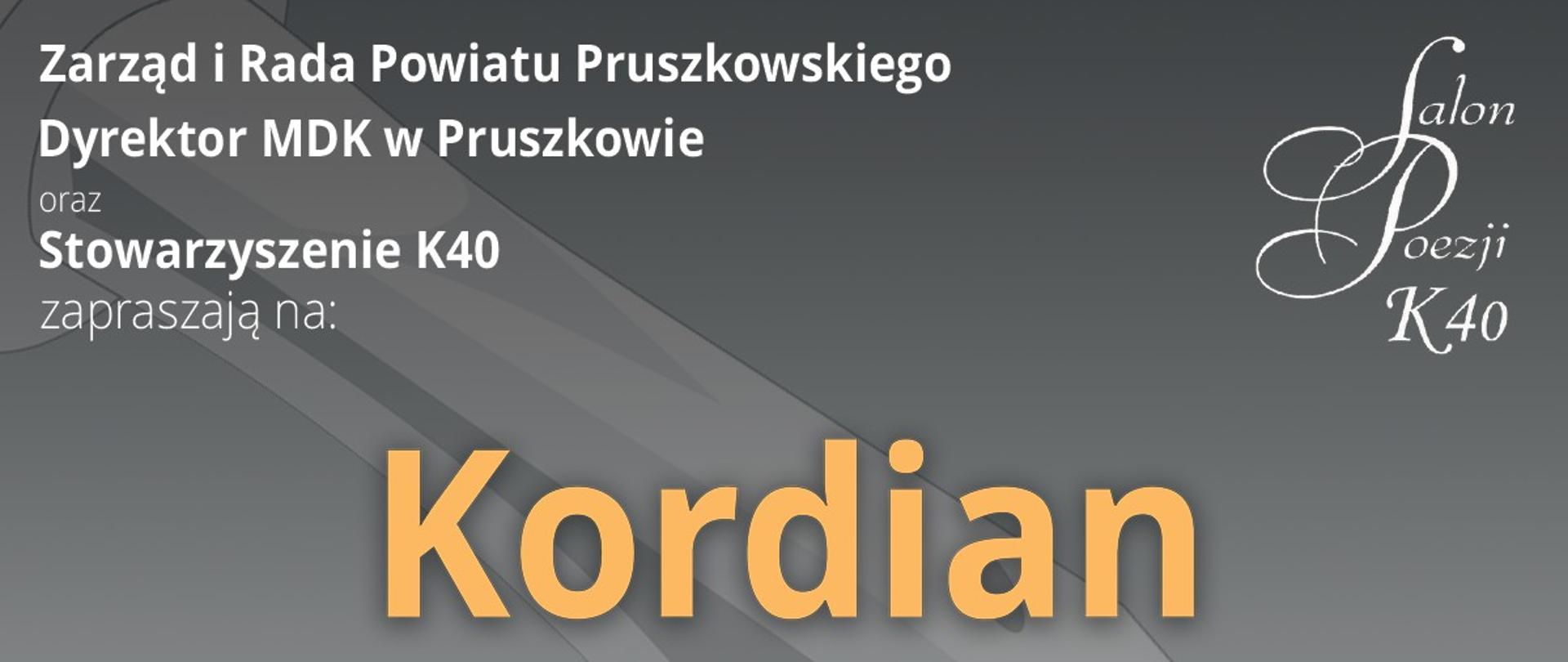 Salon Poezji K40 - "Kordian