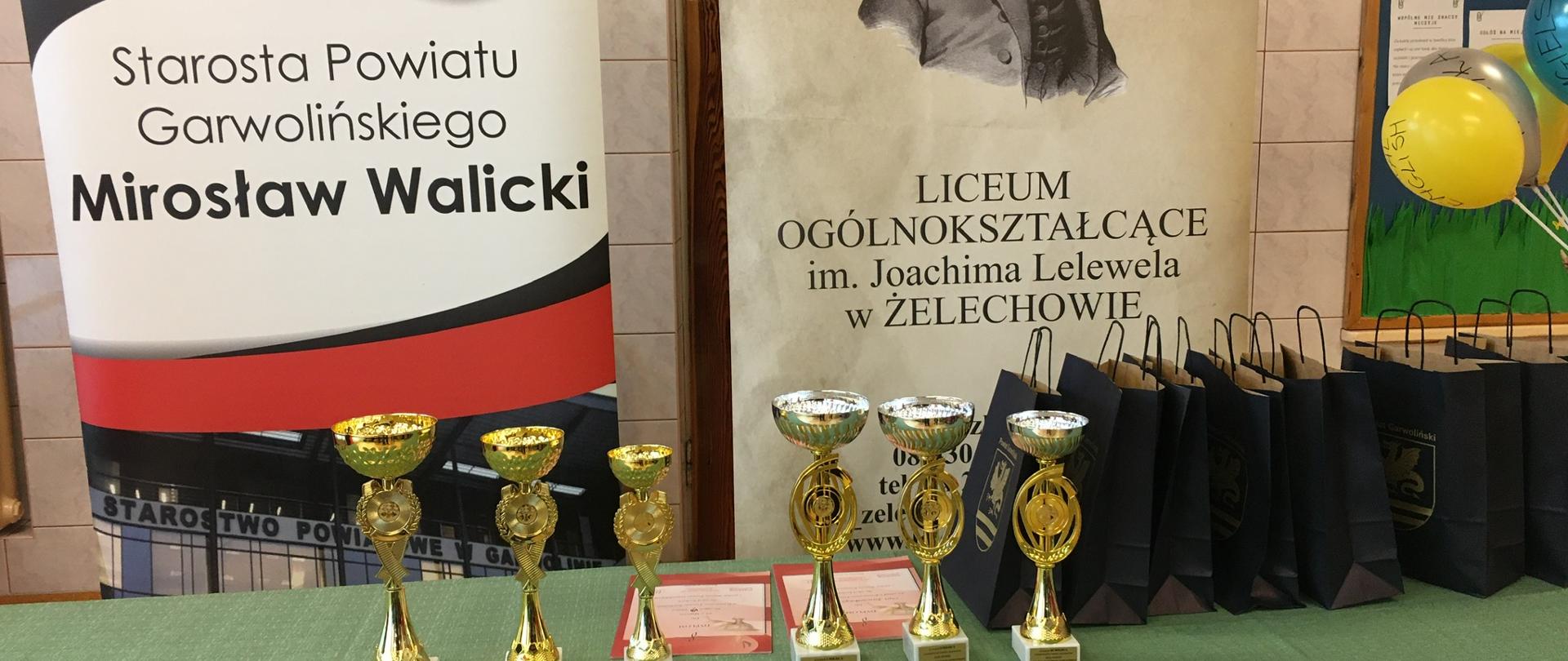 Puchary i nagrody za udział w turnieju 