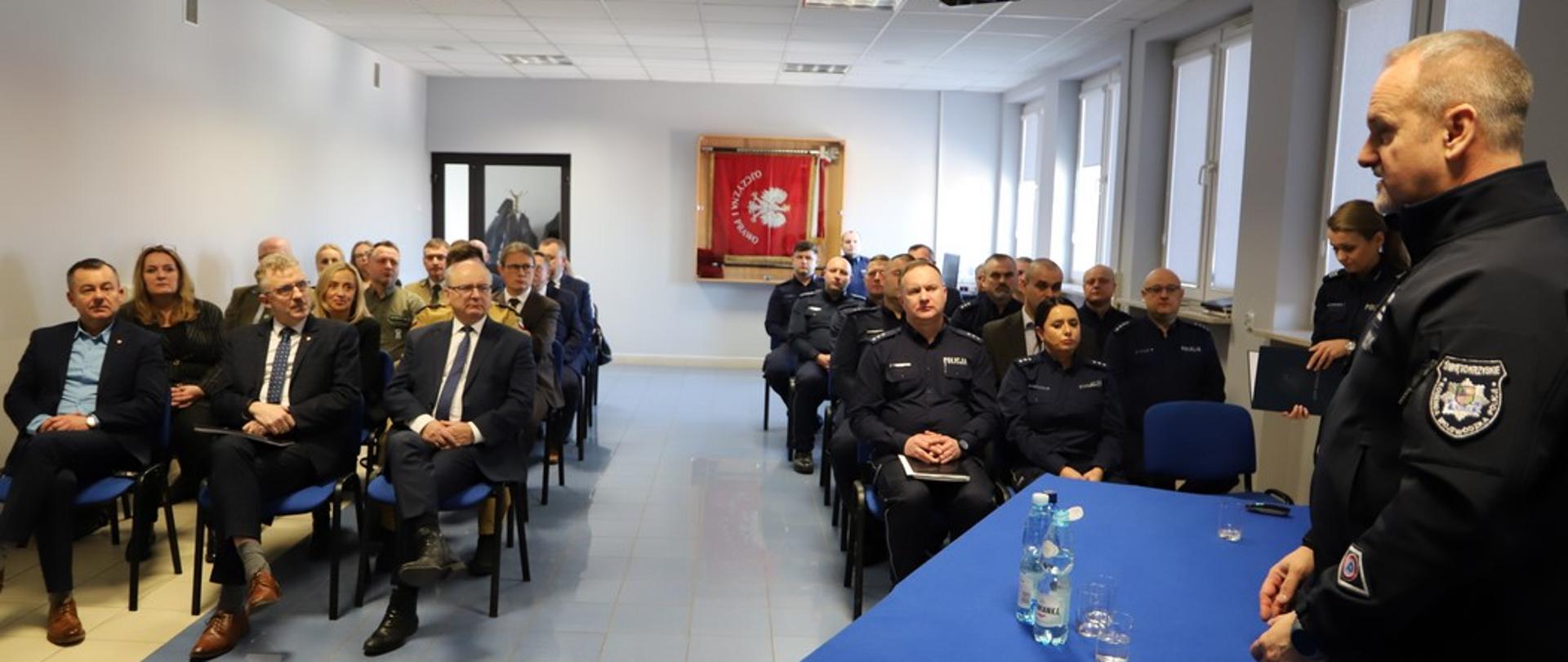 Odprawa roczna Komendy Powiatowej Policji w Końskich