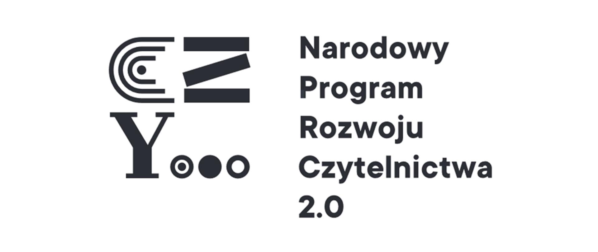 logo z napisem Narodowy Program Rozwoju Czytelnictwa 2.0