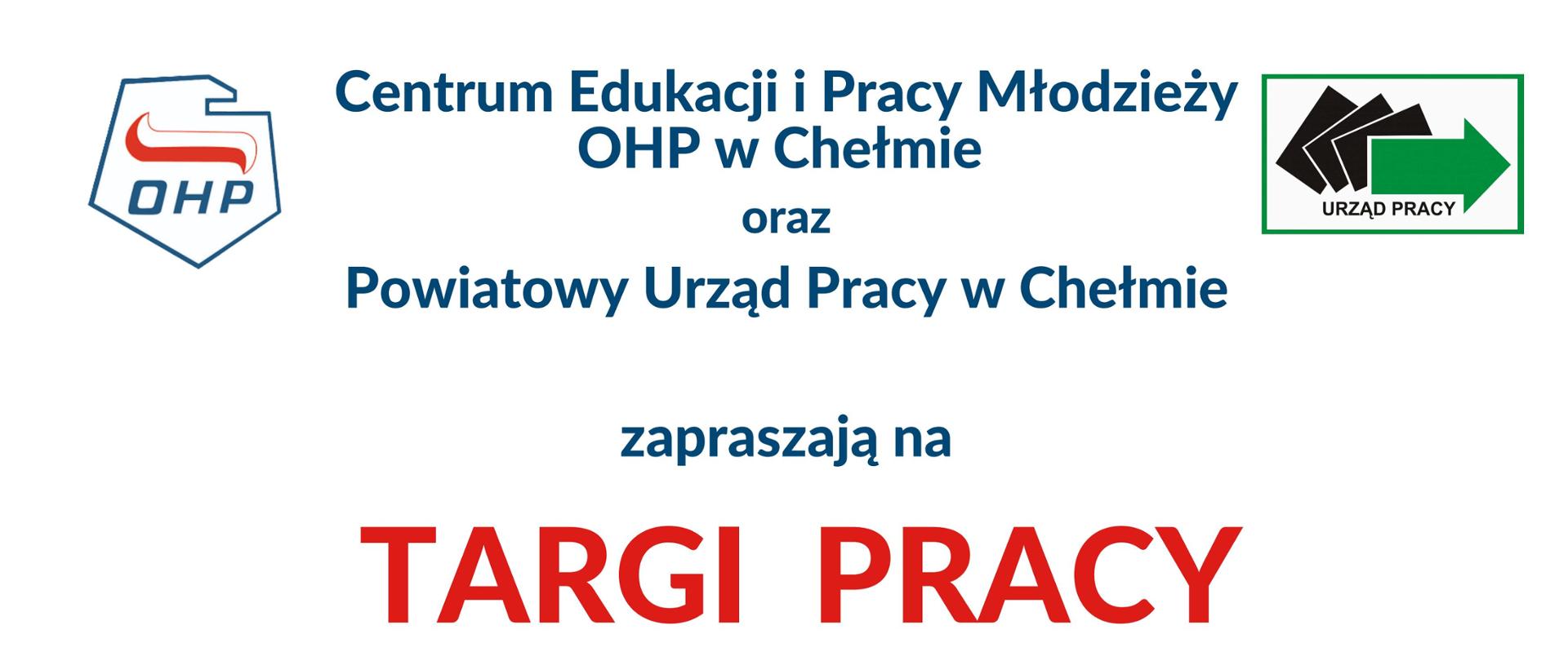 plakat informacyjny dot. targów pracy