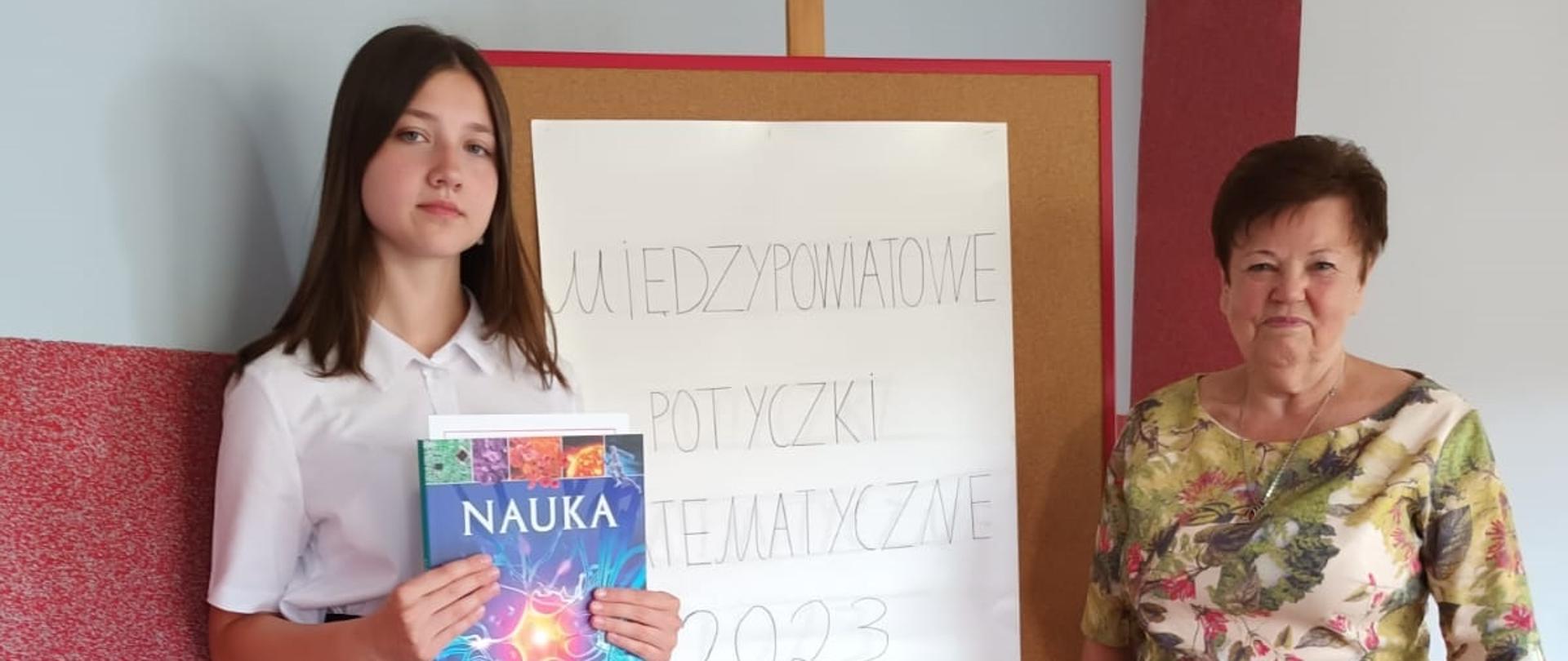  Prezes Otwartej Pracowni Rozwijania Uzdolnień „Asymptota” pani Czesława Knul z Mileną