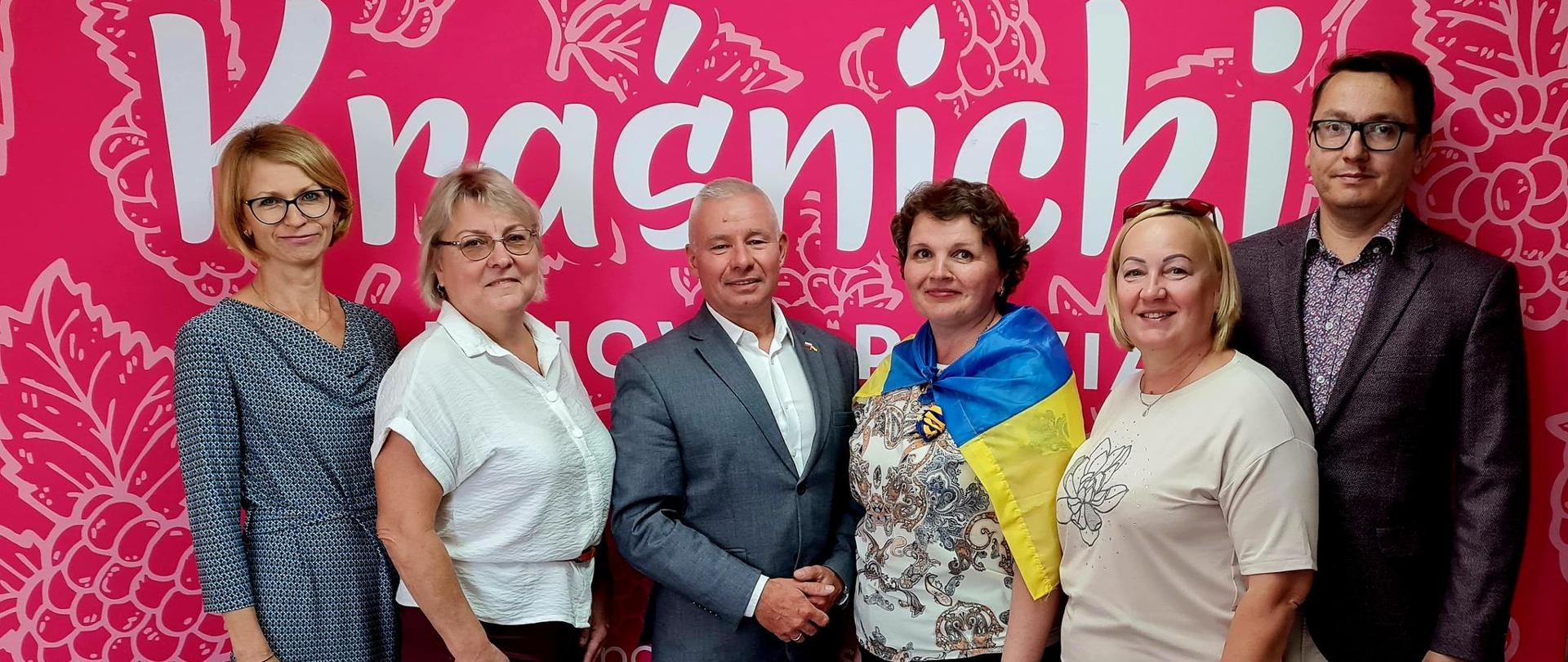 Spotkanie z ukraińską delegacją w Starostwie Powiatowym w Kraśniku