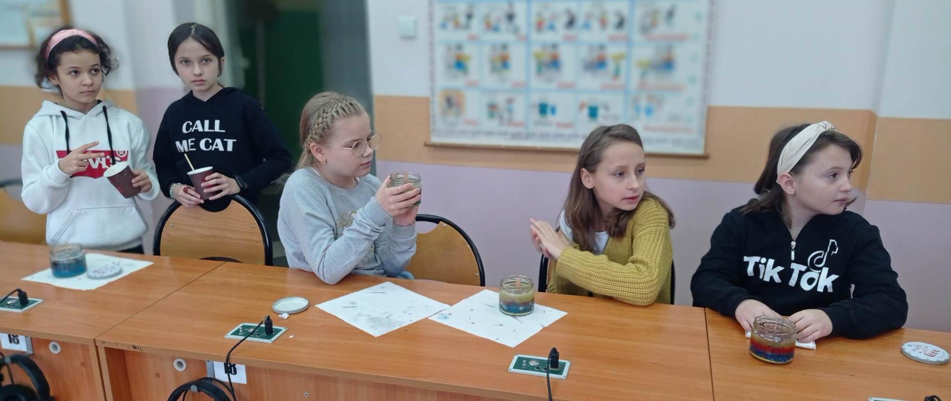 Warsztaty robienia świec - klasa 4 i 6
